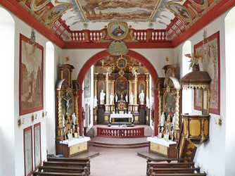 Innenansicht Wallfahrtskirche Himmelthal