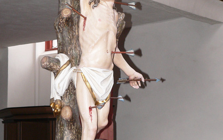 Hl. Sebastian in der Wallfahrtskirche Himmelthal